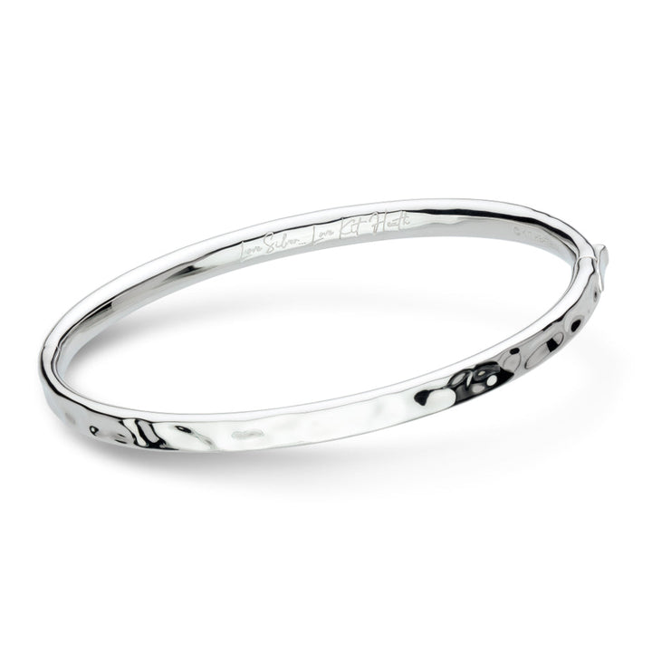 Kit Heath Silver Mirage Reflect RP M/L Hinged Bangle (H) image