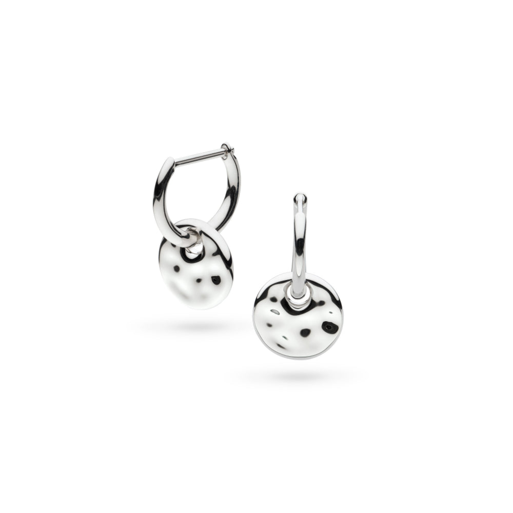 Kit Heath Silver Mirage Reflect RP Multi-Wear Hinged Hoop Drop Earrings (R) image