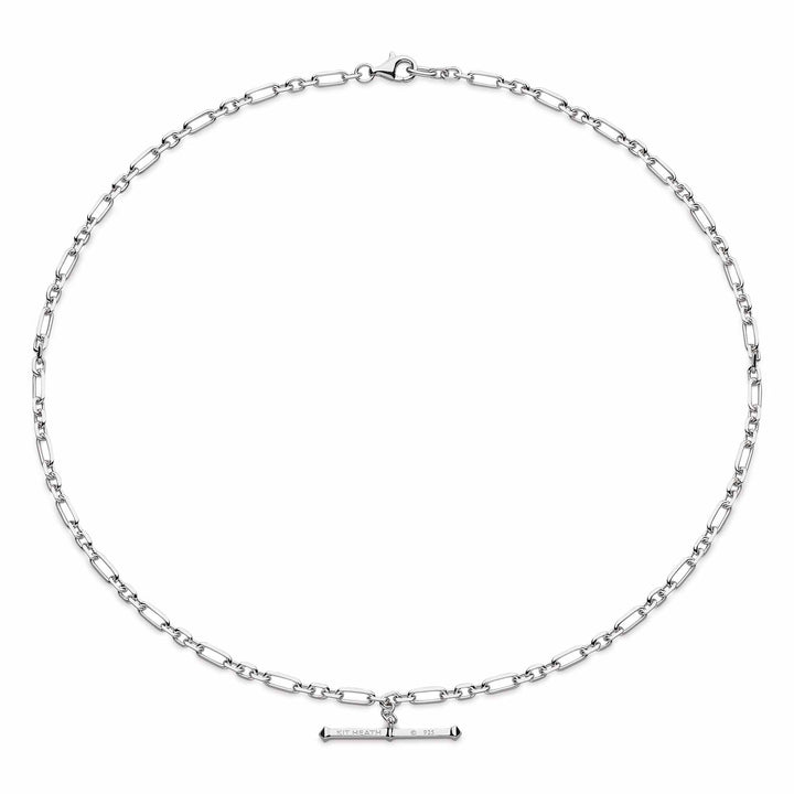Kit Heath Silver Revival Figaro Chain T - Bar Necklace - MococoKit Heath90436RP5038159161681Necklaces