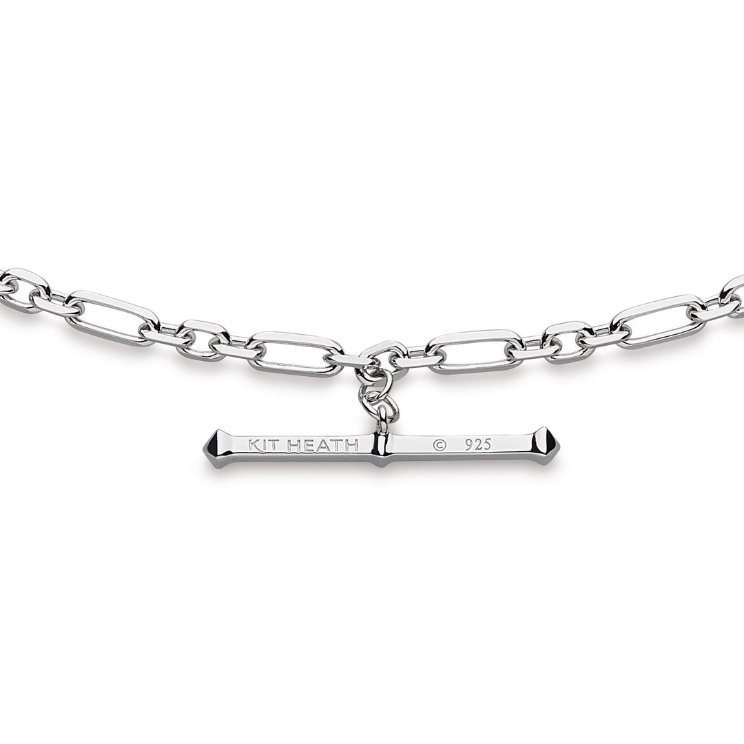 Kit Heath Silver Revival Figaro Chain T - Bar Necklace - MococoKit Heath90436RP5038159161681Necklaces