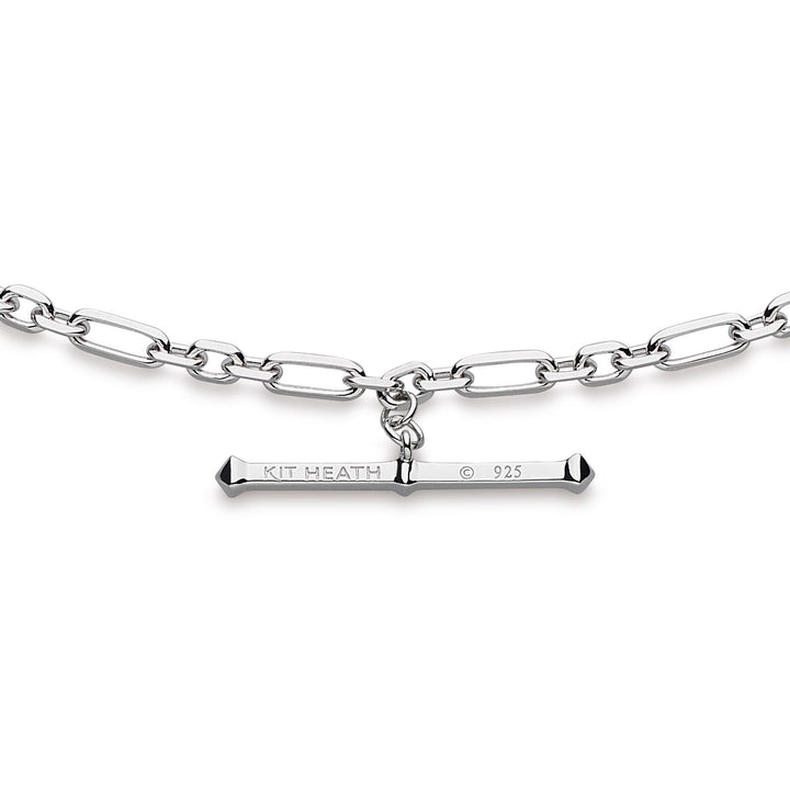 Kit Heath Silver Revival Figaro Chain T - Bar Necklace - MococoKit Heath90436RP5038159161681Necklaces