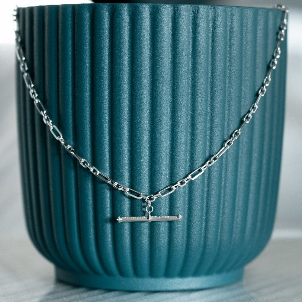 Kit Heath Silver Revival Figaro Chain T - Bar Necklace - MococoKit Heath90436RP5038159161681Necklaces