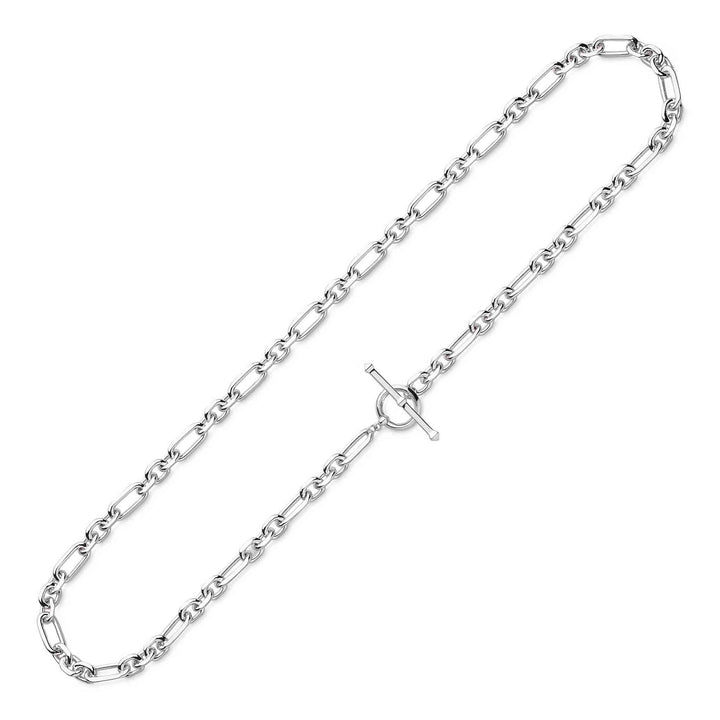Kit Heath Silver Revival Figaro Link T - Bar Necklace - MococoKit Heath90437RP5038159161698Necklaces