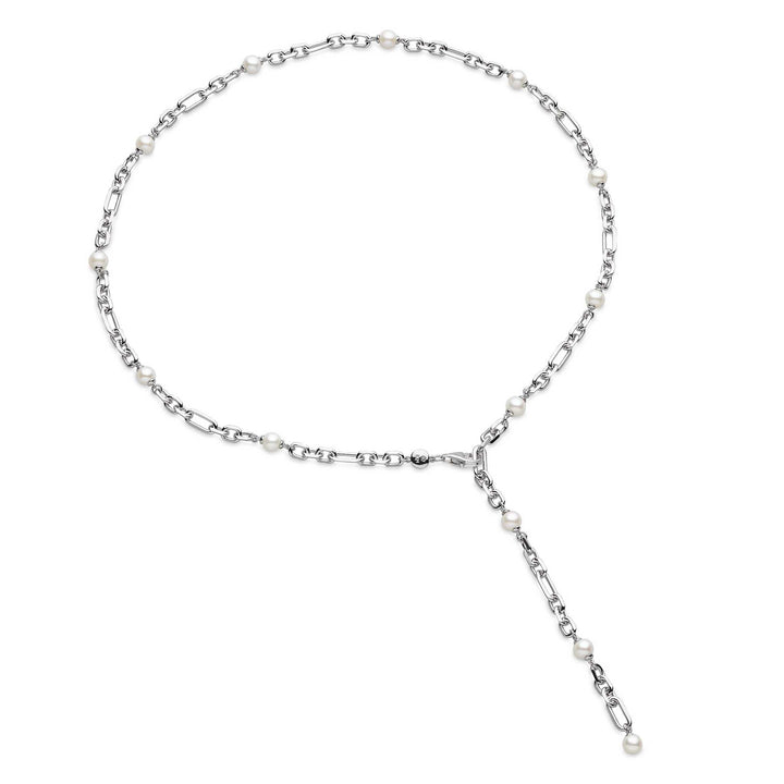 Kit Heath Silver Revival Figaro Pearl Multi Wear Necklace - MococoKit Heath90434FP5038159161643Necklaces
