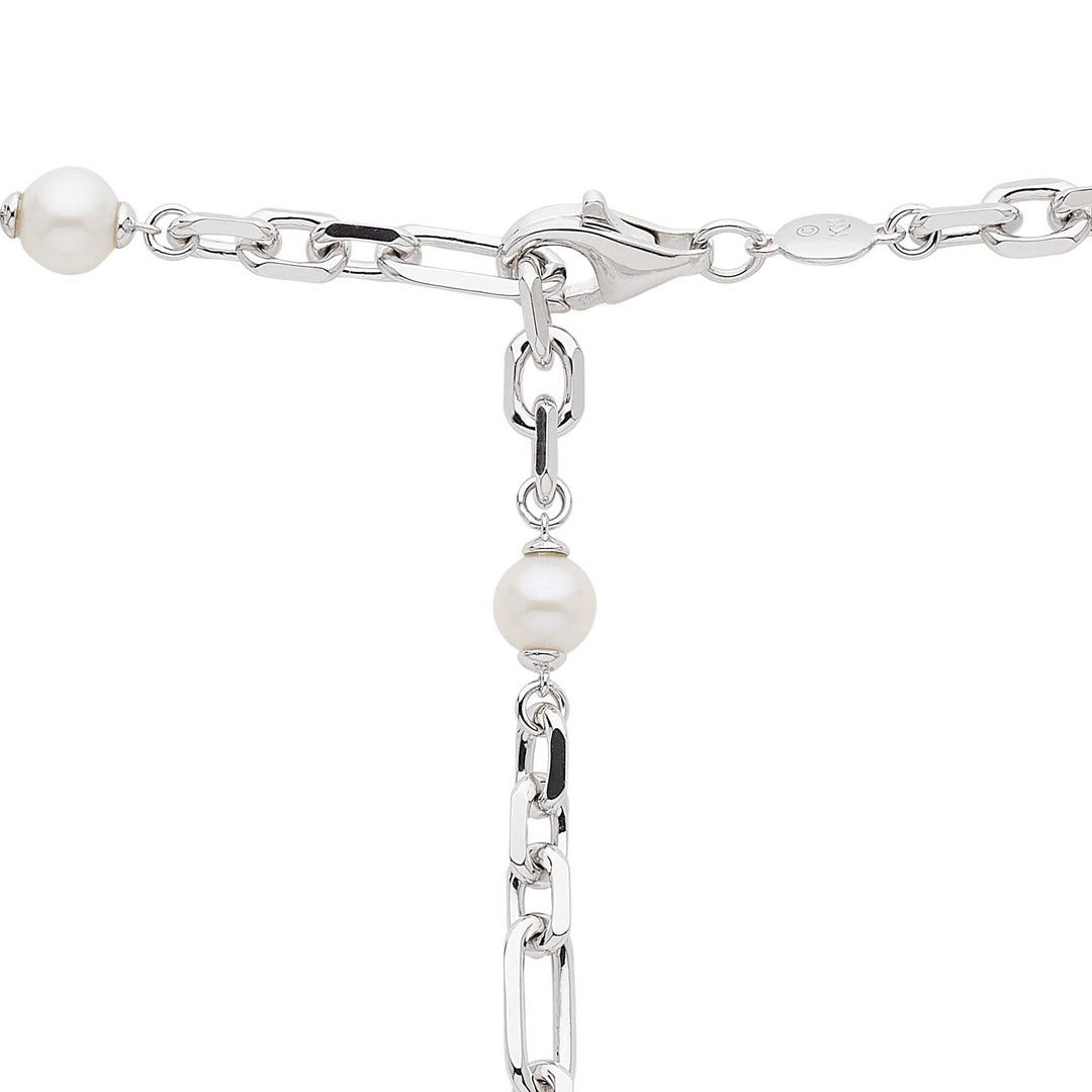 Kit Heath Silver Revival Figaro Pearl Multi Wear Necklace - MococoKit Heath90434FP5038159161643Necklaces