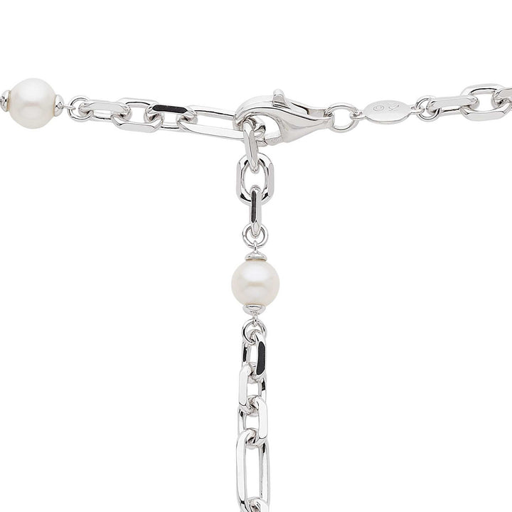 Kit Heath Silver Revival Figaro Pearl Multi Wear Necklace - MococoKit Heath90434FP5038159161643Necklaces