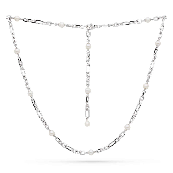 Kit Heath Silver Revival Figaro Pearl Multi Wear Necklace - MococoKit Heath90434FP5038159161643Necklaces