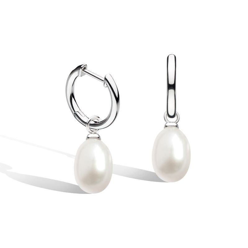Kit Heath Silver Revival Pearl Drop Hoop Earrings - MococoKit Heath50430FP5038159161704Earrings