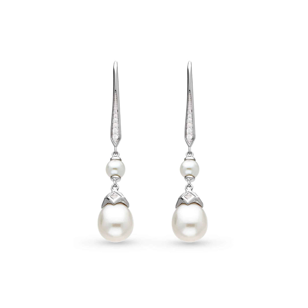 Kit Heath Silver Revival Pearl Glitz Drop Earrings - MococoKit Heath50433FPC5038159163210Earrings