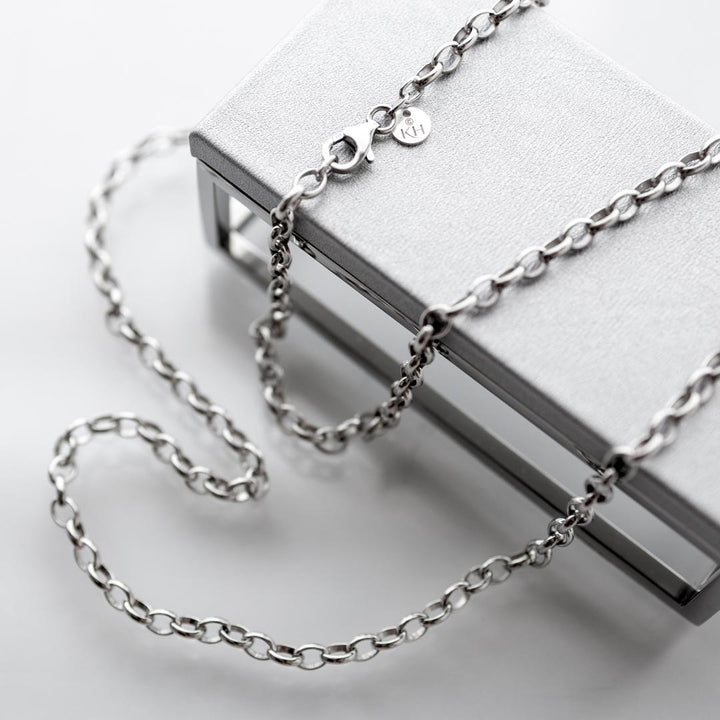 Kit Heath Silver Revival Rolo Oval Link Chain Necklace - MococoKit Heath99906CH185038159165627Necklaces
