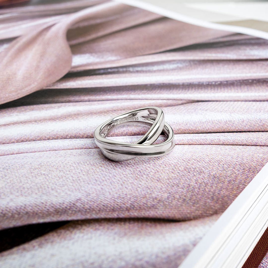 Kit Heath Silver Serenity Grande Crossover Ring - MococoKit Heath21186RPM5038159168192Rings