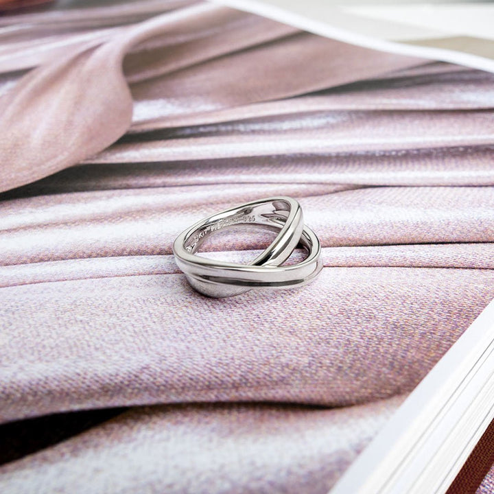 Kit Heath Silver Serenity Grande Crossover Ring - MococoKit Heath21186RPM5038159168192Rings