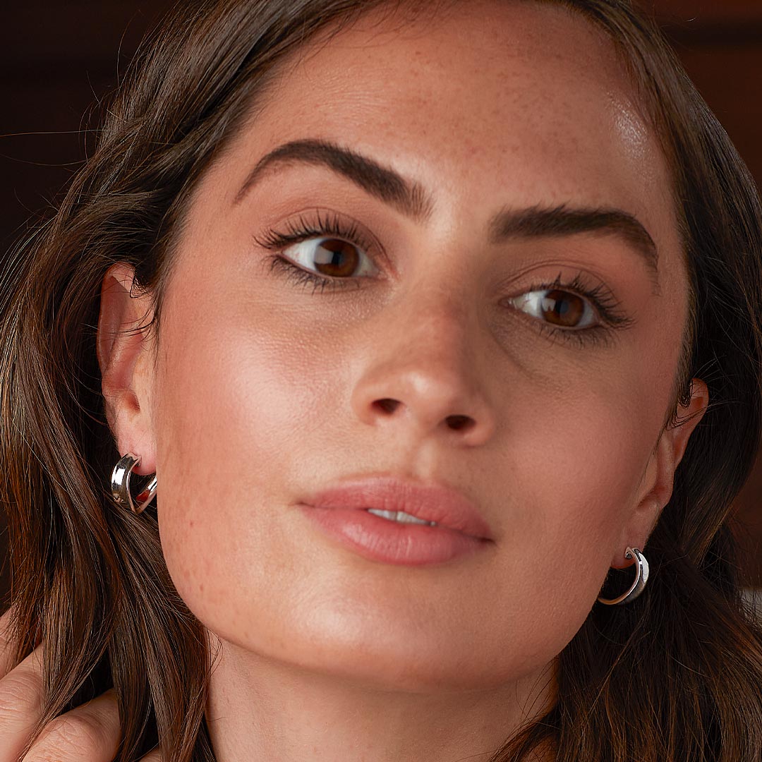 Kit Heath Silver Serenity Grande Hoop Earrings - MococoKit Heath61183RP5038159168260Earrings