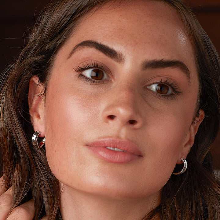 Kit Heath Silver Serenity Grande Hoop Earrings - MococoKit Heath61183RP5038159168260Earrings