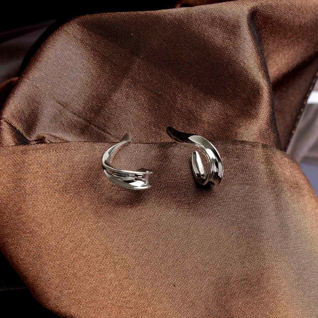 Kit Heath Silver Serenity Grande Stud Hoop Earrings - MococoKit Heath61182RP5038159168062Earrings