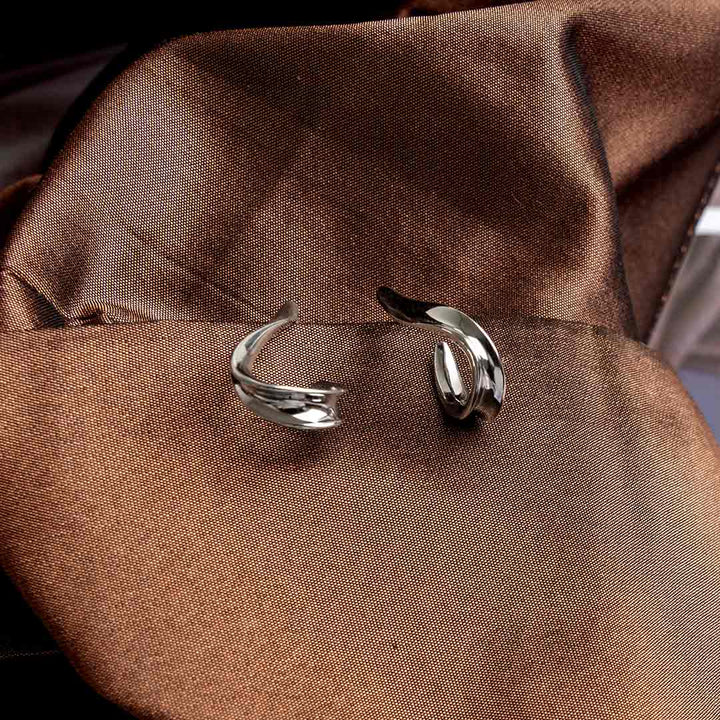 Kit Heath Silver Serenity Grande Stud Hoop Earrings - MococoKit Heath61182RP5038159168062Earrings