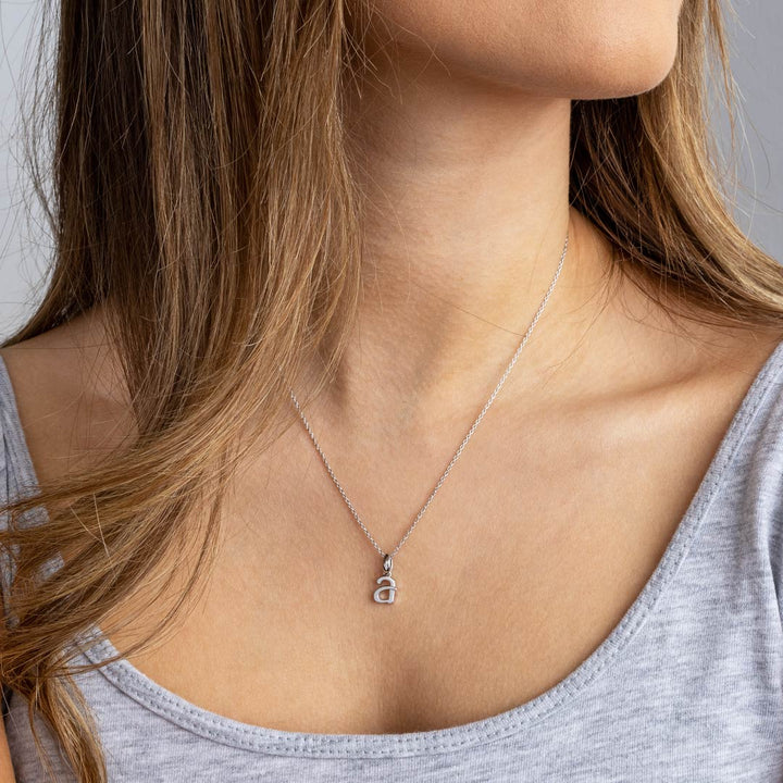 Kit Heath Silver Signature Skript Lowercase Pendant Necklace - MococoKit Heath9197RPNecklaces
