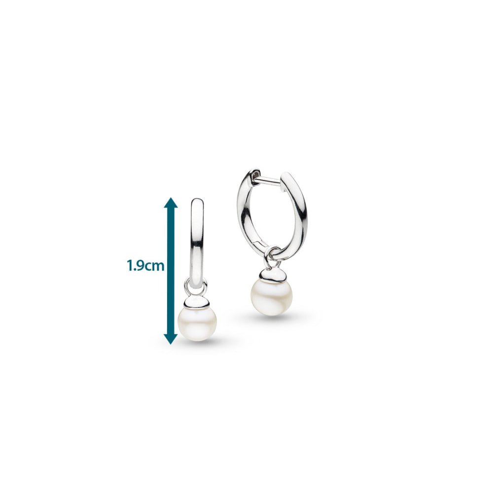 Kit Heath Silver Tumble Pearl Mini Hoop Earrings - MococoKit Heath50165FP5038159167591Earrings