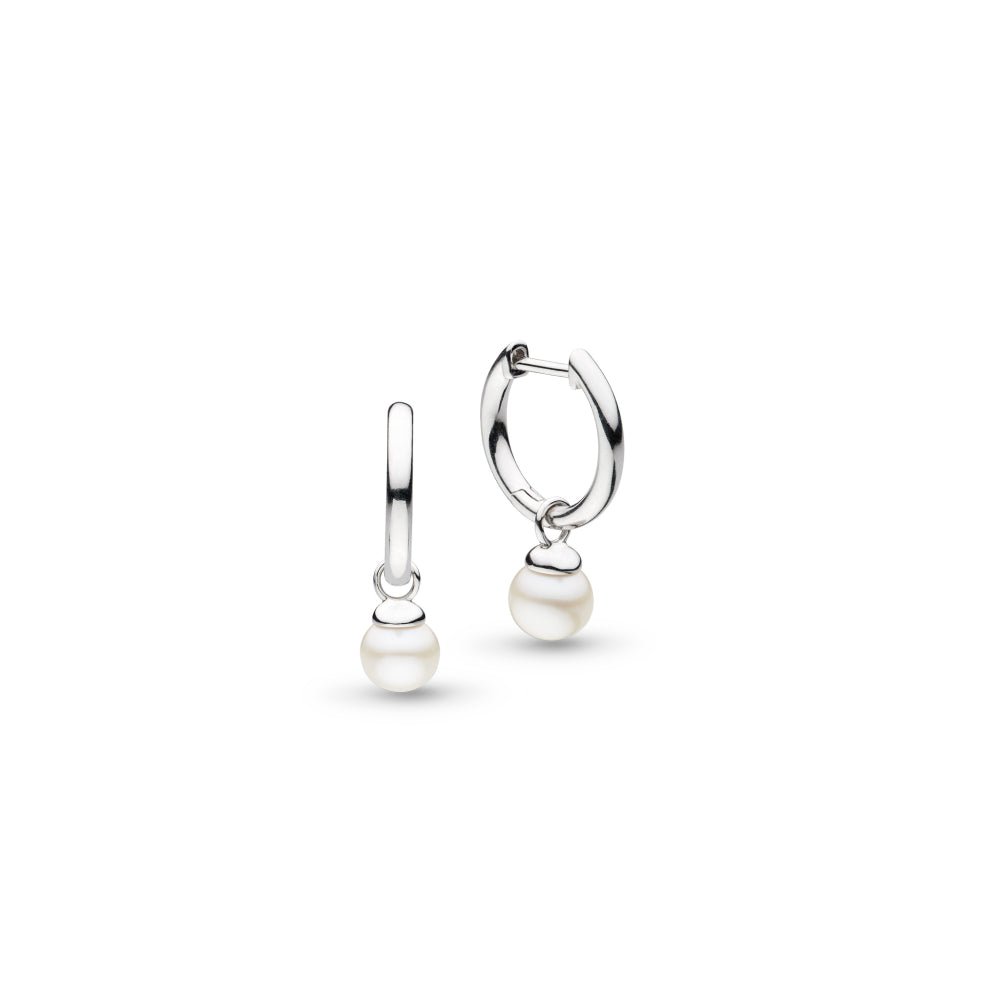 Kit Heath Silver Tumble Pearl Mini Hoop Earrings - MococoKit Heath50165FP5038159167591Earrings