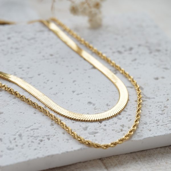 Little Grey Moon Gold Amara Layered Necklace - MococoLittle Grey Moon100631Necklaces