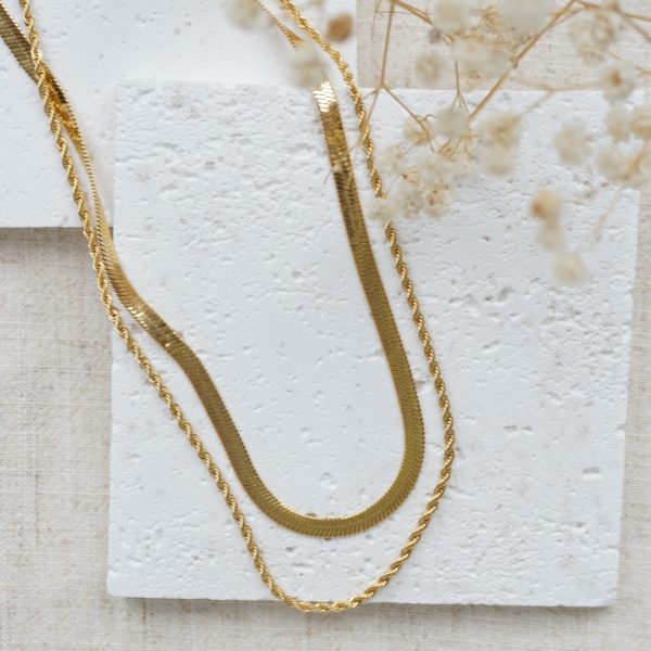 Little Grey Moon Gold Amara Layered Necklace - MococoLittle Grey Moon100631Necklaces