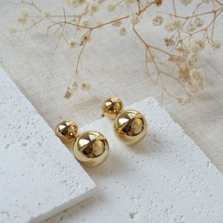 Little Grey Moon Gold Blair Drop Earrings - MococoLittle Grey Moon100648Earrings