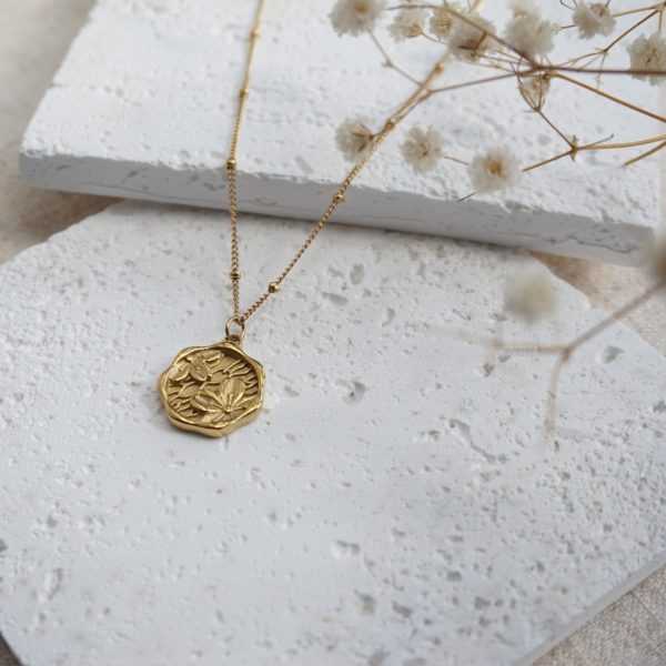 Little Grey Moon Gold Buttercup Necklace - MococoLittle Grey Moon100597Necklaces