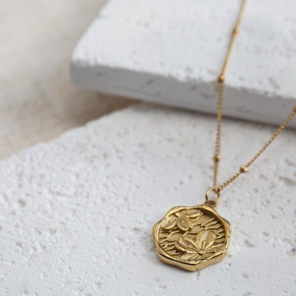 Little Grey Moon Gold Buttercup Necklace - MococoLittle Grey Moon100597Necklaces