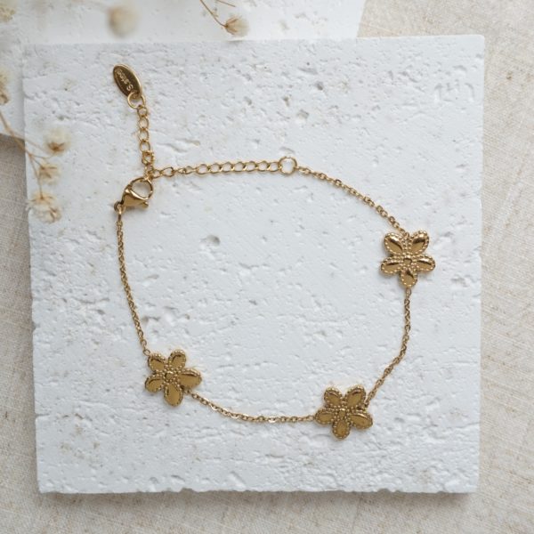 Little Grey Moon Gold Daisy Chain Bracelet - MococoLittle Grey Moon100626Bracelets