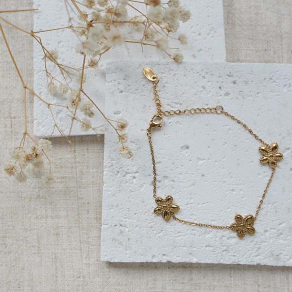Little Grey Moon Gold Daisy Chain Bracelet - MococoLittle Grey Moon100626Bracelets