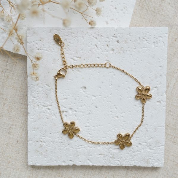 Little Grey Moon Gold Daisy Chain Bracelet - MococoLittle Grey Moon100626Bracelets