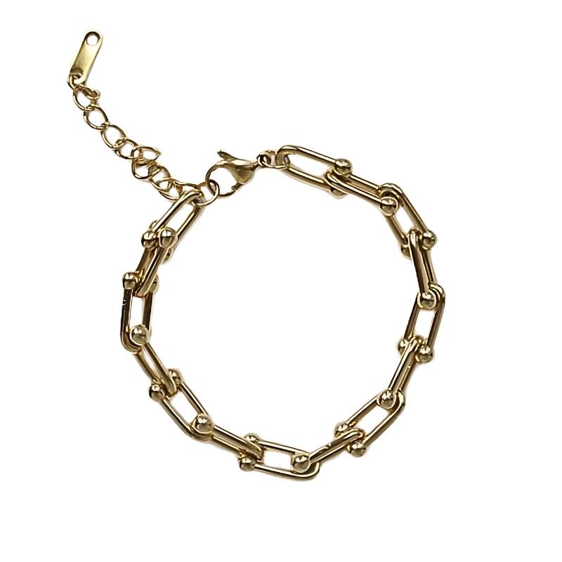 Little Grey Moon Gold Link Chain Bracelet - MococoLittle Grey Moon100622Bracelets