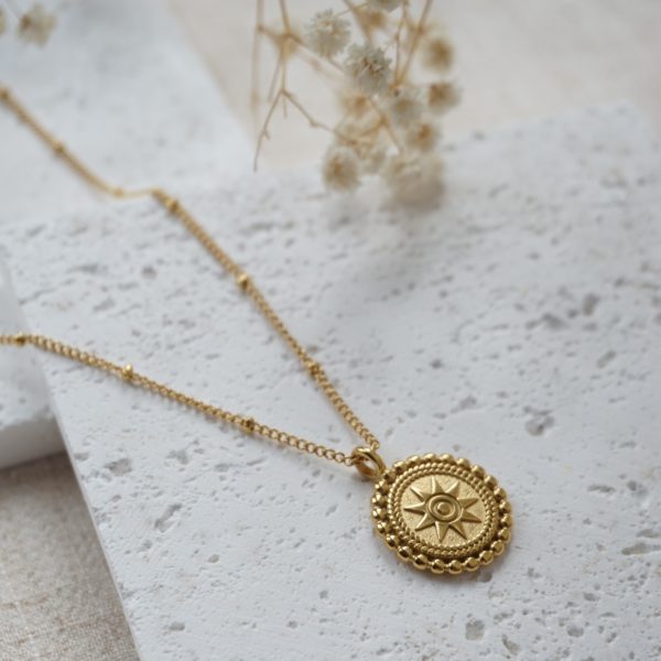 Little Grey Moon Gold Luminous Necklace - MococoLittle Grey Moon100632Necklaces