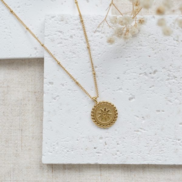 Little Grey Moon Gold Luminous Necklace - MococoLittle Grey Moon100632Necklaces
