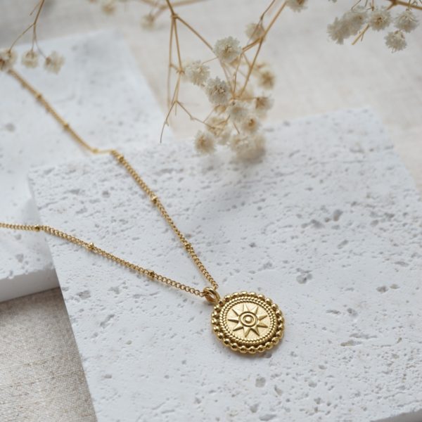 Little Grey Moon Gold Luminous Necklace - MococoLittle Grey Moon100632Necklaces