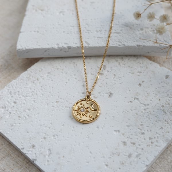 Little Grey Moon Gold Luna Necklace - MococoLittle Grey Moon100595Necklaces