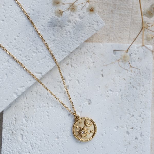 Little Grey Moon Gold Luna Necklace - MococoLittle Grey Moon100595Necklaces