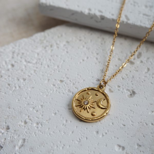 Little Grey Moon Gold Luna Necklace - MococoLittle Grey Moon100595Necklaces