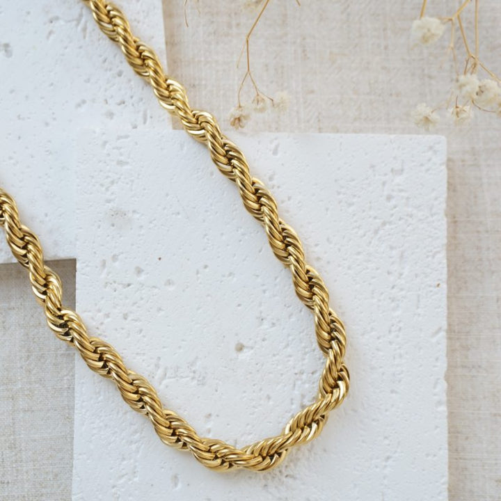 Little Grey Moon Gold Maxi Rope Chain Necklace - MococoLittle Grey Moon100666Necklaces