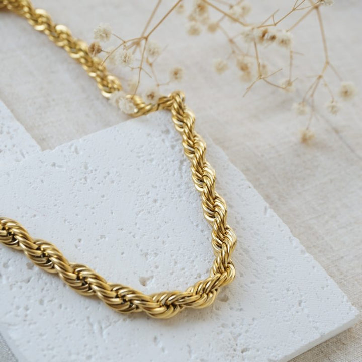 Little Grey Moon Gold Maxi Rope Chain Necklace - MococoLittle Grey Moon100666Necklaces