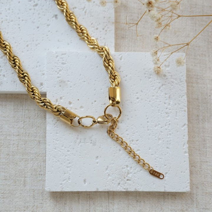 Little Grey Moon Gold Maxi Rope Chain Necklace - MococoLittle Grey Moon100666Necklaces