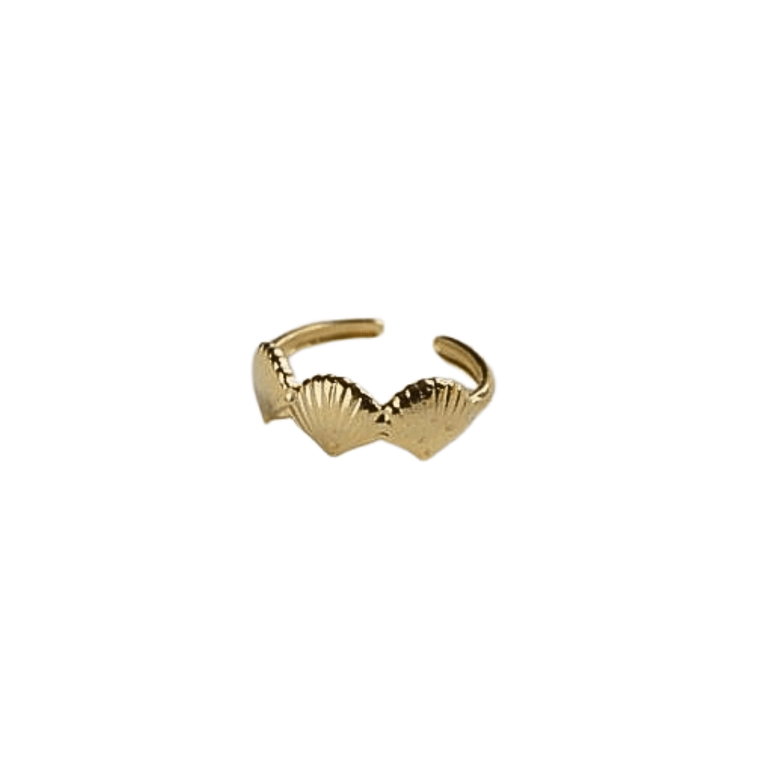 Little Grey Moon Gold Scallop Ring - MococoLittle Grey Moon100608Rings