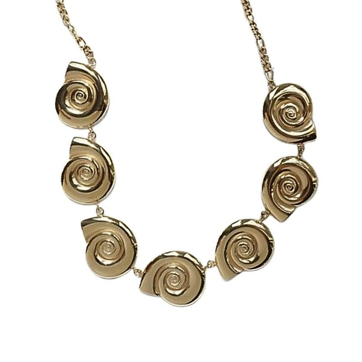 Little Grey Moon Gold Seashell Necklace - MococoLittle Grey Moon100624Necklaces