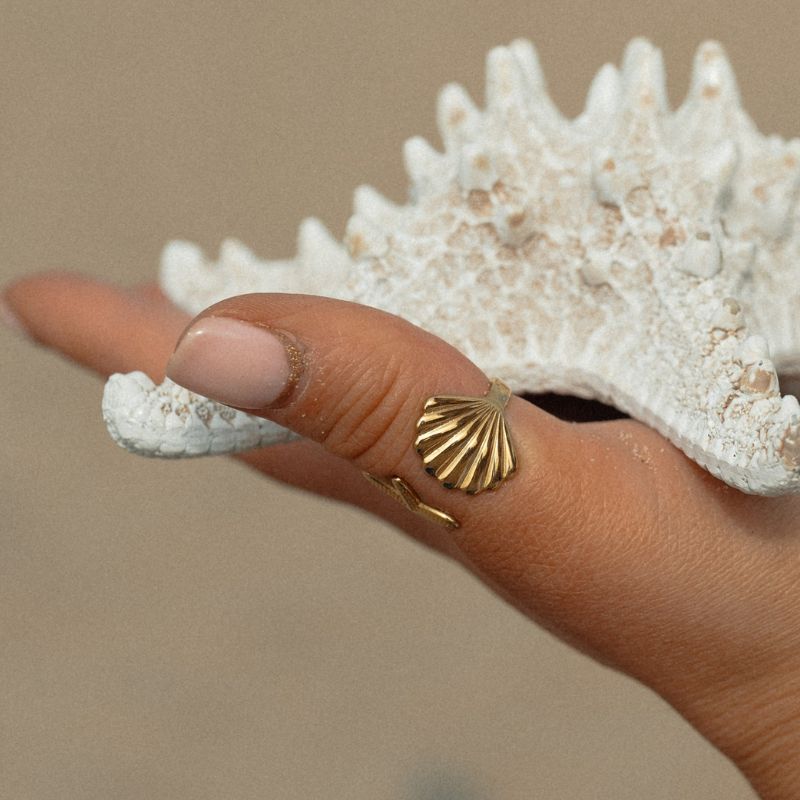 Little Grey Moon Gold Seashore Ring - MococoLittle Grey Moon100607Rings