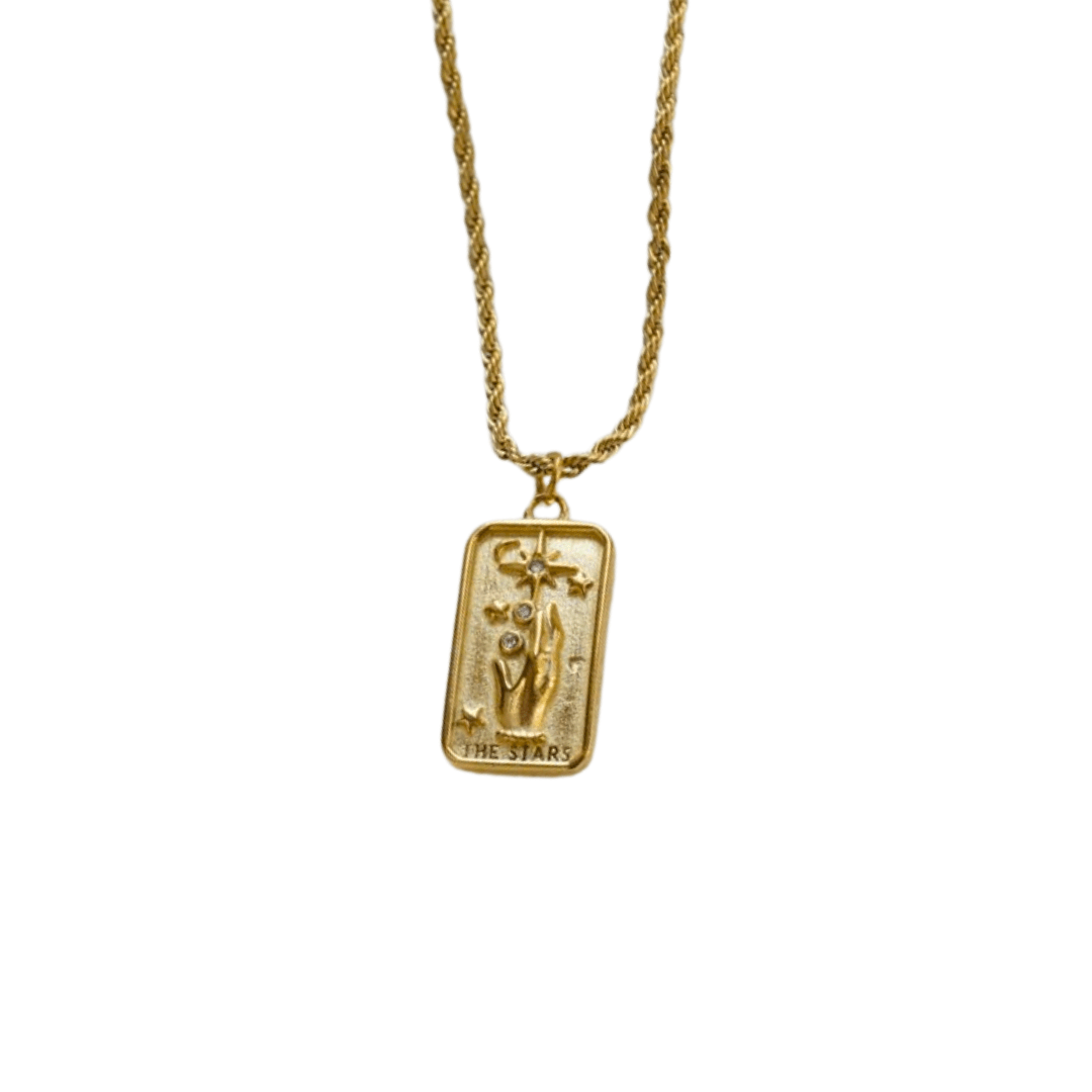 Little Grey Moon Gold Star Necklace - MococoLittle Grey Moon100661Necklaces