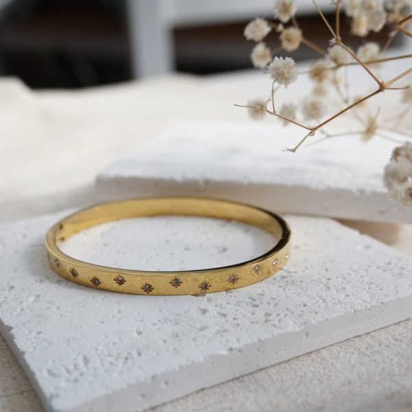 Little Grey Moon Gold Stardust Bangle - MococoLittle Grey Moon100598Bracelets