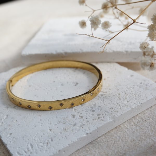 Little Grey Moon Gold Stardust Bangle - MococoLittle Grey Moon100598Bracelets