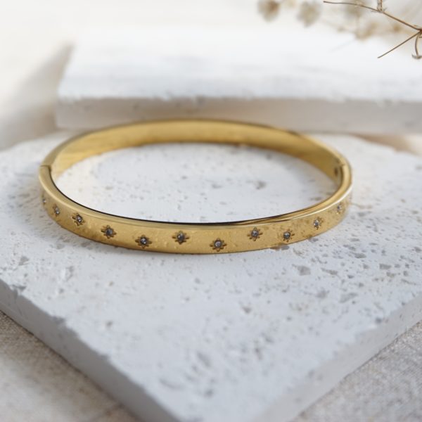 Little Grey Moon Gold Stardust Bangle - MococoLittle Grey Moon100598Bracelets