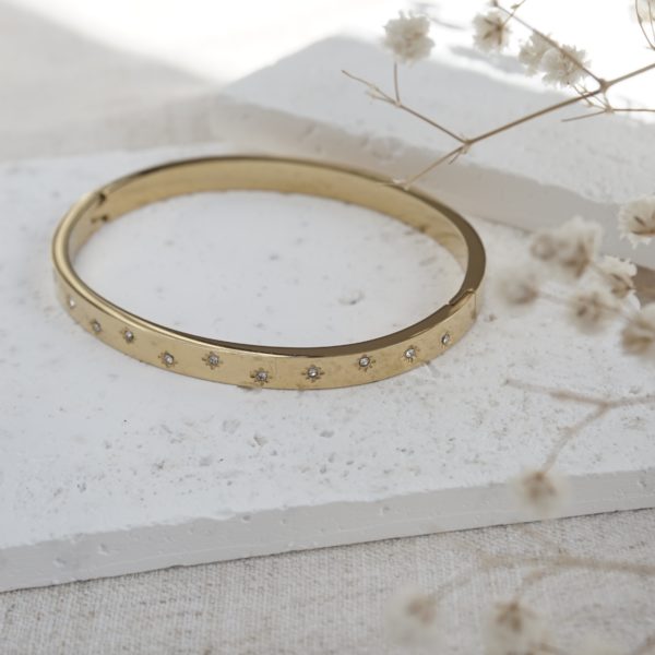 Little Grey Moon Gold Stardust Bangle - MococoLittle Grey Moon100598Bracelets