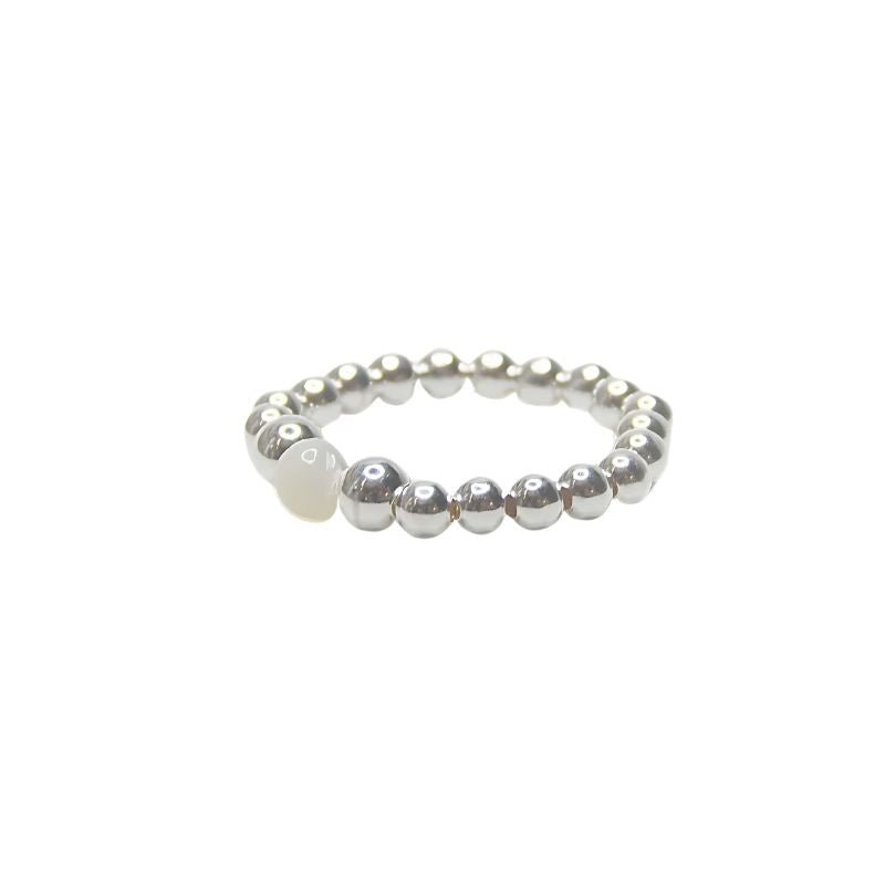Little Grey Moon Silver and Mother of Pearl Ring - MococoLittle Grey Moon100163Rings